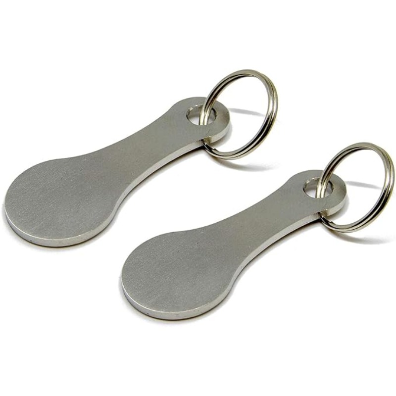 Token Coin Mechanism - Mini Aluminum Alloy Keychain Shopping Cart