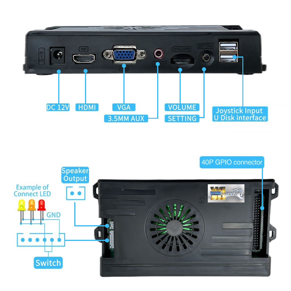 9800 in 1 Pandora Saga DX 2 Pl - Arcade Vibes recension och pris