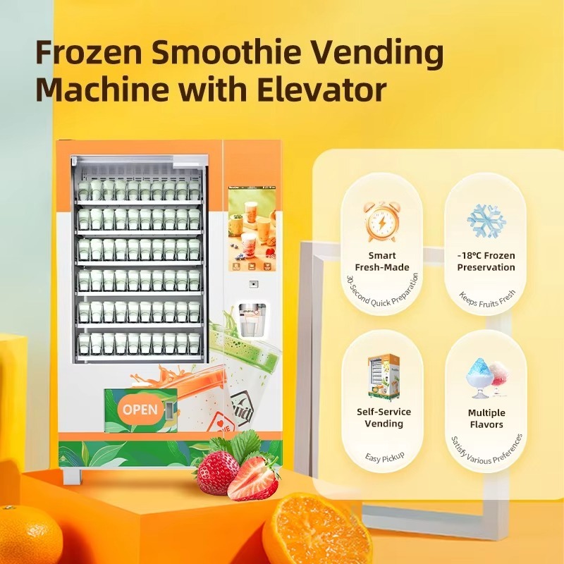Customized Automatic Cold Smoo - Slushie Machine Vending recension och pris