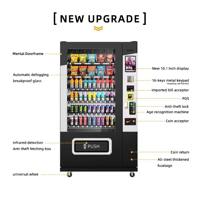 Retail Snack Drink Vending Mac - Vending Machine Qr Code recension och pris