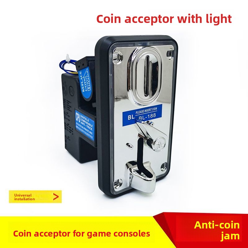 BL188 Coin Acceptor with Light - Coin Operated Kiddie Ride recension och pris
