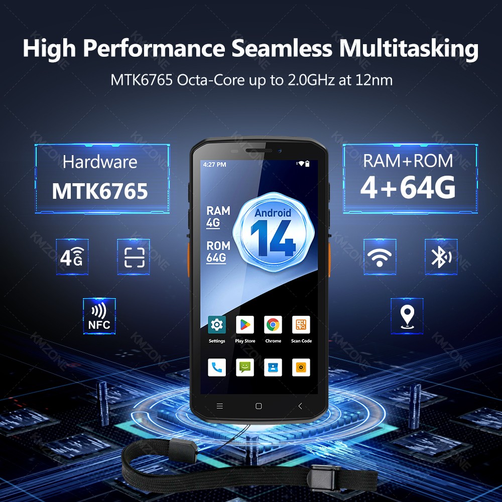 MTK6765 PDA Terminal Android 1 - Nfc Card Reader Vending recension och pris