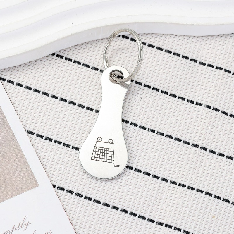 Mini Aluminum Alloy Keychain S - Token Coin Mechanism recension och pris
